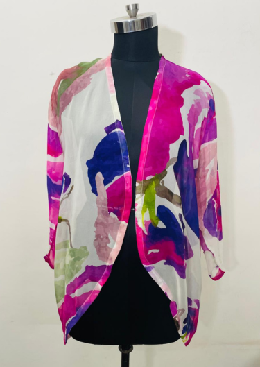 Fabric Georgette Kimono