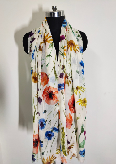 Fabric Linen 50% Cotton 50% Digital Printed