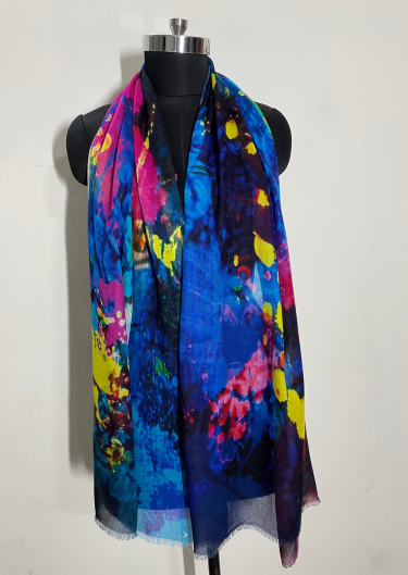 Fabric Modal 90% Silk 10% Digital Printed