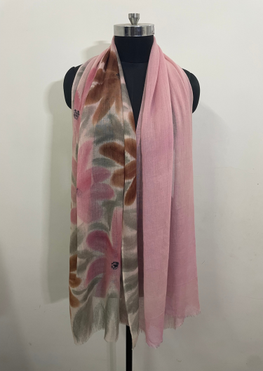  Wool 100% Hand Printed