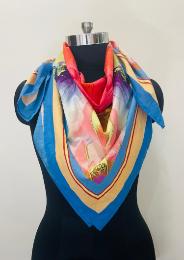 Fabric Cotton 100% Square Scarf